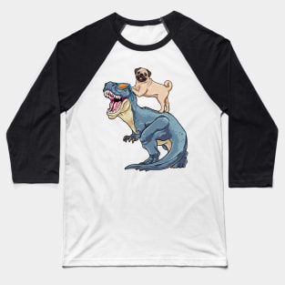 The T-Rex Rider Baseball T-Shirt